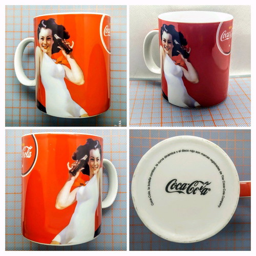 Vintage porcelain Coca-Cola mug new