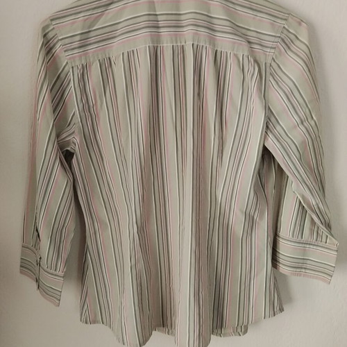 Express Design Studio women's striped shirt like new, beige and pink