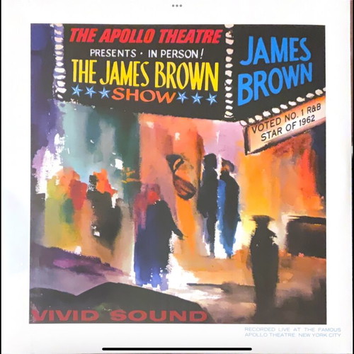 James Brown Live T the Apollo LP new, blues