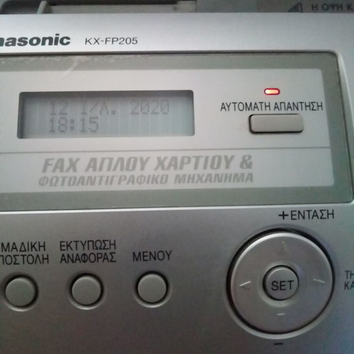 Fax telephone like new, functional