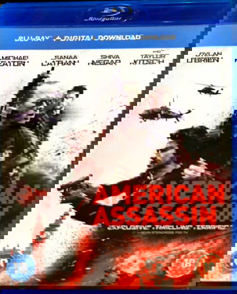 BLU-RAY AMERICAN ASSASSIN ACTION/THRILLER MOVIE WITH MICHAEL KEATON AND TAYLOR KITSCH