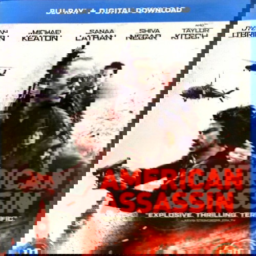 BLU-RAY AMERICAN ASSASSIN ACTION/THRILLER MOVIE WITH MICHAEL KEATON AND TAYLOR KITSCH