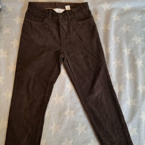 H&M Kids Corduroy Pants like new, brown, age 9-10