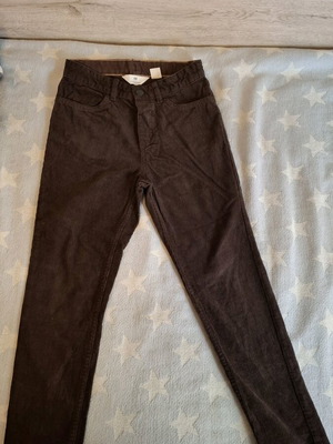 Παιδικό παντελόνι κοτλέ 9-10 ετών H&M σαν καινούργιο, σκούρο καφέ