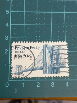 United States Stamp 1983 Brooklyn Bridge like new