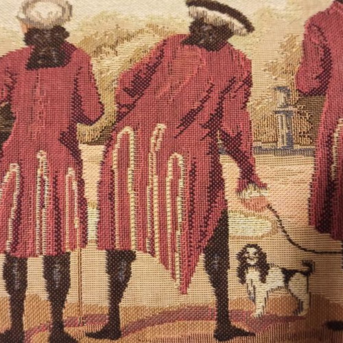 Decorative pillows from Belgian tapestry like new, set of 2
