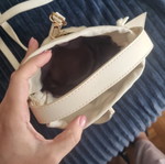 Crossbody bag A To Z Greek like new, white beige