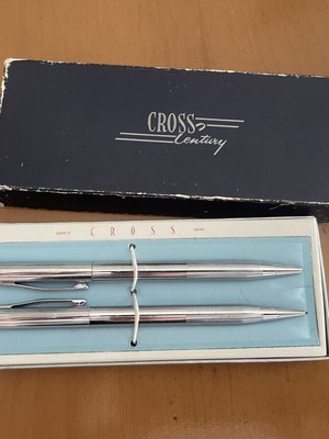 Cross Century 3501 set vintage pen and mechanical pencil like new with original box