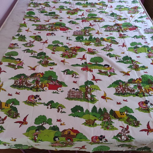Children's cotton bed sheet 2.10x1.30 m