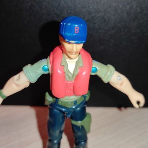 G.I.JOE Cutter (v1) 1984 action figure used, Hasbro