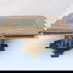  Τραπεζάκι του καφέ διαστάσεων 80cm x 60cm σε τεχνοτροπία MARQUETRY.