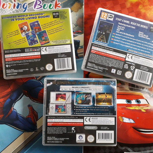 Nintendo DS boxed games pack used with 3 titles