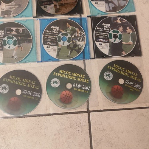 Panathinaikos Collectible DVD and Videocassette Set new, authentic