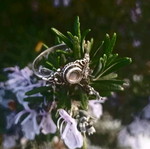 Silver ring 925 like new No 56