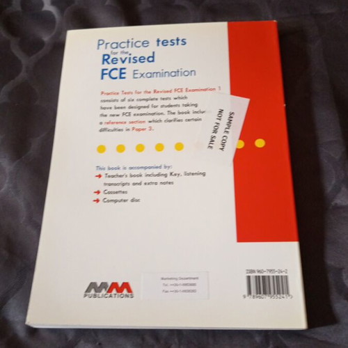 English Teacher's Book Practice Tests for the Revised FCE Examination like new