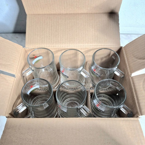 Heineken beer glass set new, pack of 6, 25 cl