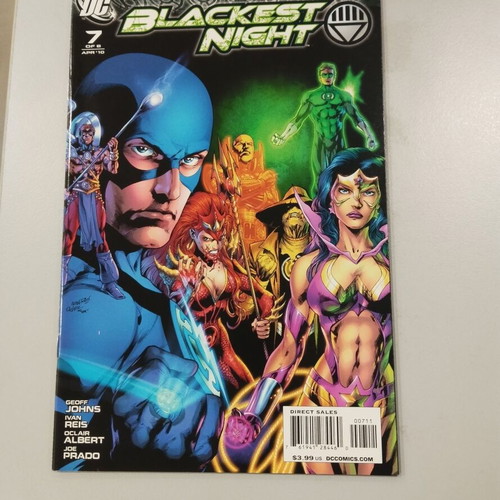 Blackest Night set of 8 comics like new, complete series