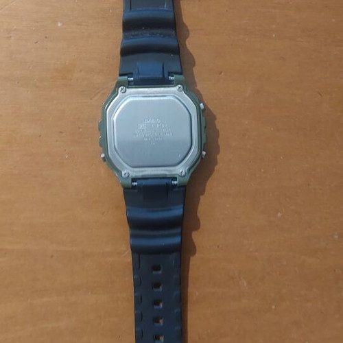 Casio watch W-218H-3AaV used, 5 bar water resistant, sporty design