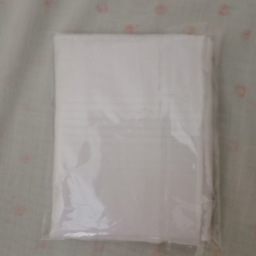 Set of 3 white handkerchiefs for suit or pocket, new
