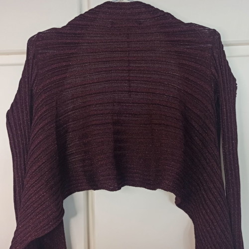 Ioanna Kourbela 2550 Dianalux Shimmering Water cardigan new vintage brown