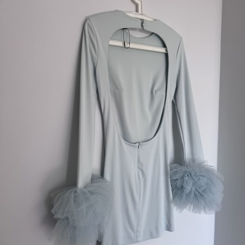 Zara mini dress turquoise XS like new