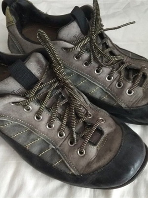 Timberland athletic shoes used, gray, size 46