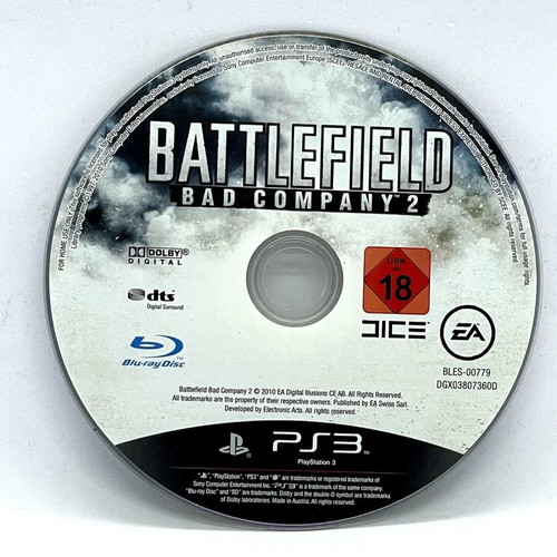 Battlefield Bad Company 2 and PlayStation Official Magazine GR Demos - Disc 002 used for PS3