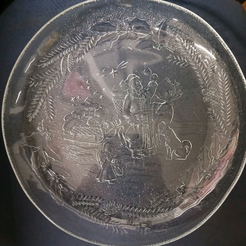 Christmas platters like new, set of 2 pieces