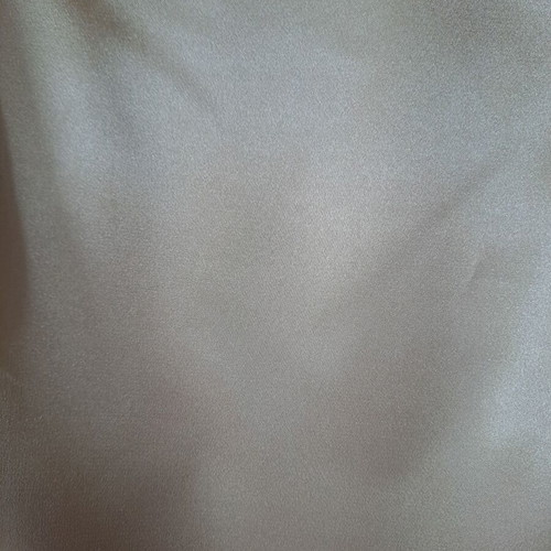 Women's satin evening top like new, champagne gold with sequins
