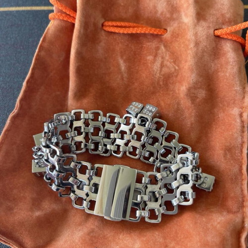 Folli Follie bracelet with dice like new, silver