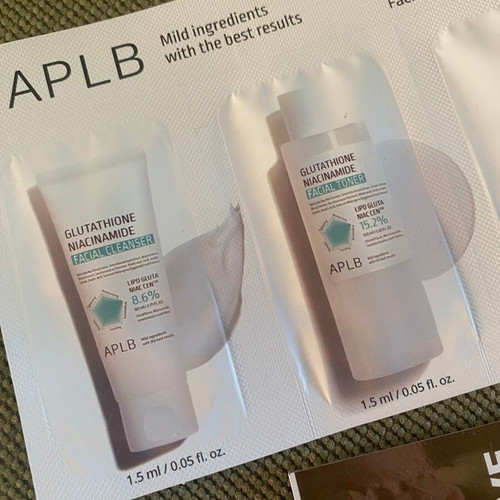 APLB Glutathione Niacinamide Line kit for weekend travel, new