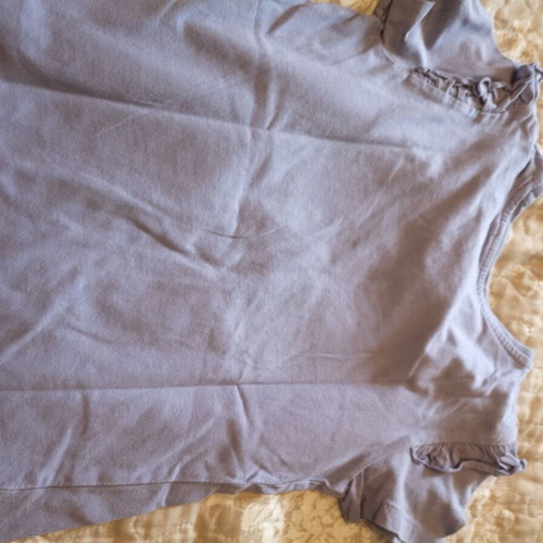 Sinsay girls' t-shirt 122 cm used, purple