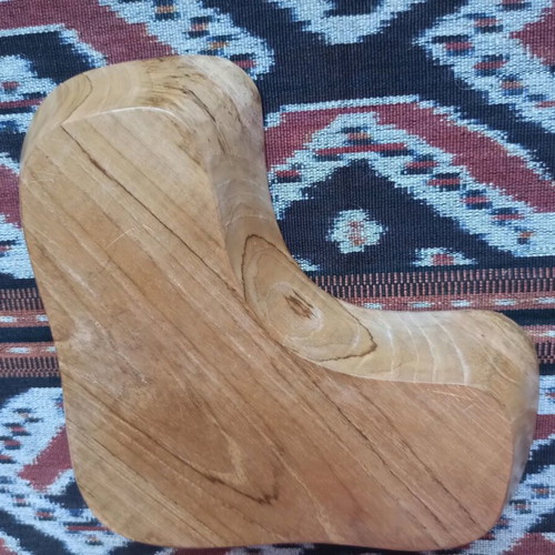 Wooden handmade teak tray with compartments for nuts new