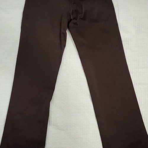 Ysatis black fabric pants straight leg size L like new