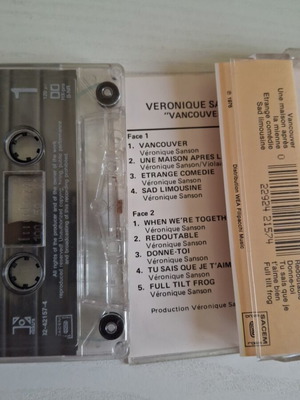 Veronique Sanson Vancouver French jazz cassette
