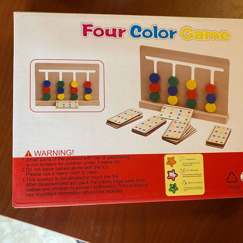 Logic game with cards new for ages 3 and up