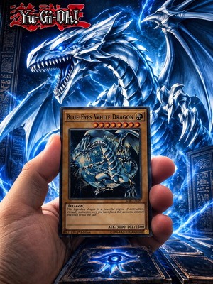 Yugioh Blue Eyes White Dragon 1st Edition карта