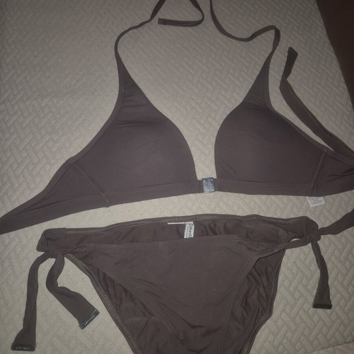 Calvin Klein bikini set like new, size S, brown