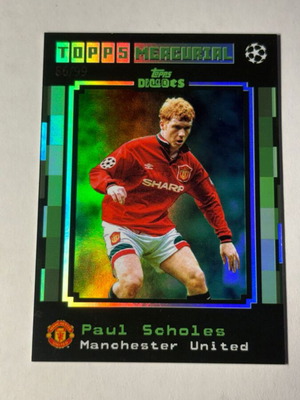 Paul Scholes Topps Decades 2025 Mercurial Manchester United card like new