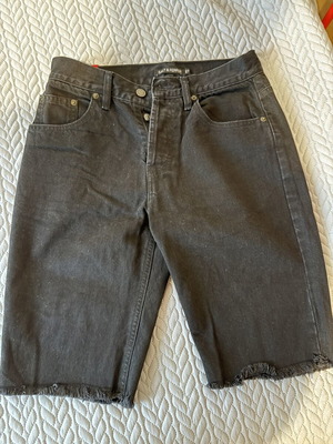 Salt & Pepper black denim bermuda shorts like new, size 27 (S)