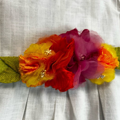 Mayoral official cotton dress for 7-year-old girl like new