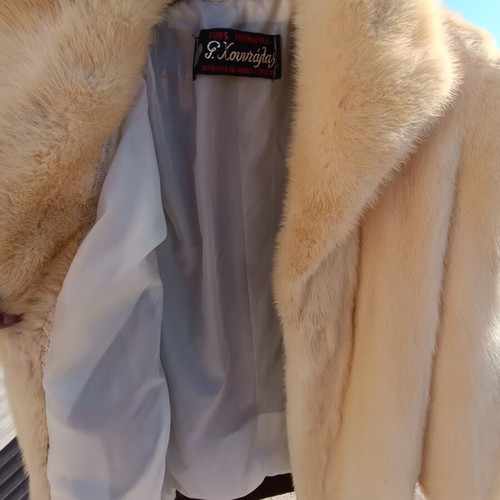 Vintage Blonde Mink Jacket authentic, like new, G. Chountalas