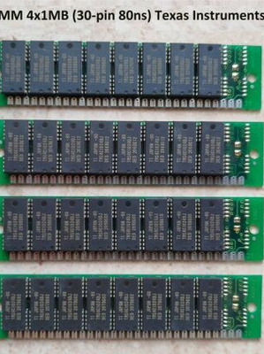 SIMM 10 x 1MB 30-pin vintage RAM used for 286/386/486