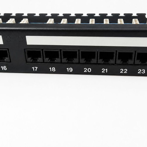 Rw Data 24-Port Cat5e Patch Panel used for 19” rack