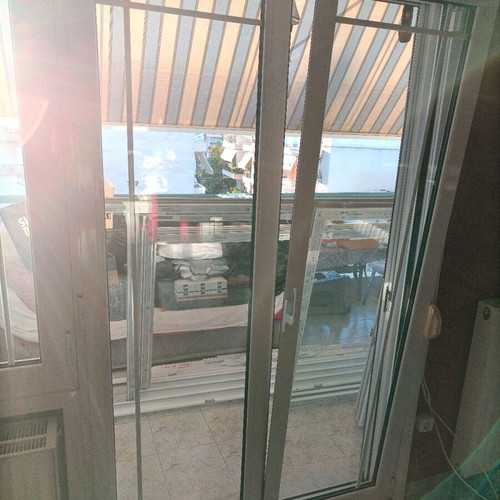 Aluminum balcony doors and window used, double glazed
