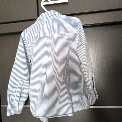 Long-sleeve shirt for boy 4-5 years H&M like new, striped white and blue