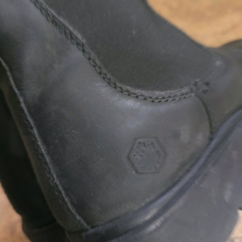 Lumberjack boots black leather like new, size 43