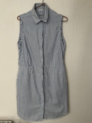 Stenstroms shirt dress with pockets, size 40, cotton