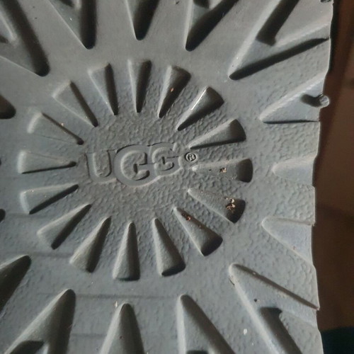 Μπότες Ugg πλεκτές σαν καινούργιες no 40-41 με δώρο τσάντα Doca γκρι