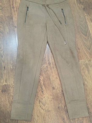Opus suede pants like new, beige, size S